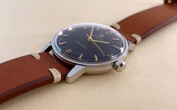 Thumbnail von Omega Seamaster Serviced Seamaster Vintage Automatic Automatik black restored dial 165002 165002