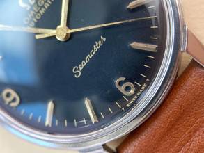 Thumbnail von Omega Seamaster Serviced Seamaster Vintage Automatic Automatik black restored dial 165002 165002
