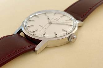 Thumbnail von Omega Genève Serviced Geneve Vintage Linen Dial 135070 135070