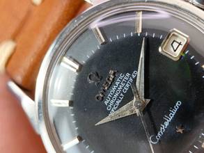 Thumbnail von Omega Constellation Serviced Constellation Pie Pan Vintage Automatic Automatik Black Restored Dial 168005 168005