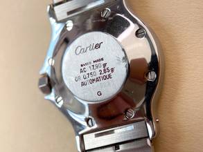 Thumbnail von Cartier Santos Serviced Santos Octagon Good Condition 2966 Lady Damen 2966