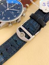 Thumbnail von IWC Portuguese Serviced Portugieser Chronograph Black Dial Box Papers Full Set 371447 371447