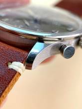 Thumbnail von IWC Portuguese Serviced Portugieser Chronograph Black Dial Box Papers Full Set 371447 371447