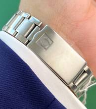Thumbnail von Omega Genève Serviced Geneve Dynamic Rare Burgundy Dial Vintage Automatic Automatik