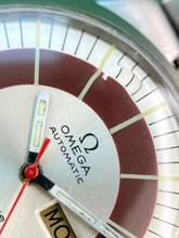 Thumbnail von Omega Genève Serviced Geneve Dynamic Rare Burgundy Dial Vintage Automatic Automatik