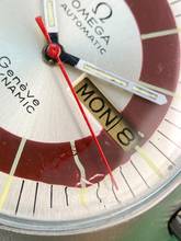 Thumbnail von Omega Genève Serviced Geneve Dynamic Rare Burgundy Dial Vintage Automatic Automatik