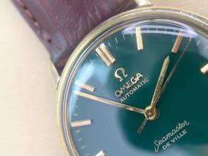 Thumbnail von Omega Seamaster DeVille Serviced Seamaster De Ville Vintage Automatic Automatik Custom Green Dial