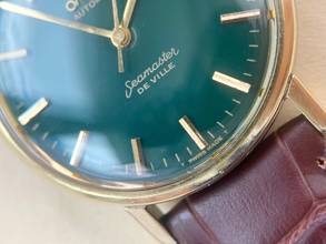 Thumbnail von Omega Seamaster DeVille Serviced Seamaster De Ville Vintage Automatic Automatik Custom Green Dial