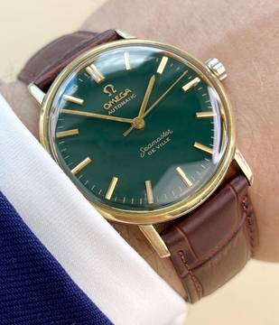  Omega Seamaster DeVille Serviced Seamaster De Ville Vintage Automatic Automatik Custom Green Dial 