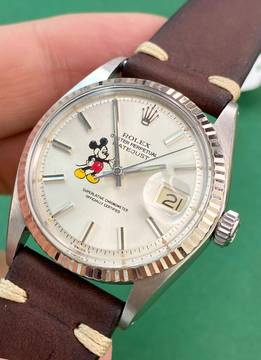  Rolex Datejust 36mm Vintage 1967 Custom Mickey Mouse Dial ref 1601 1601 