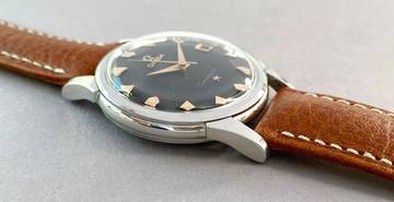 Thumbnail von Omega Constellation Serviced Constellation Pie Pan Vintage Automatic Automatik Unrestored Black Dial 14393 14393