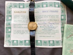 Thumbnail von Rolex Cellini Serviced Cellini Solid Gold Full Set Box Papers 3806 3806