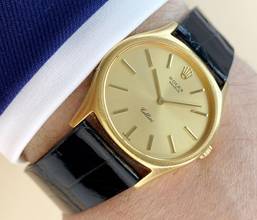 Thumbnail von Rolex Cellini Serviced Cellini Solid Gold Full Set Box Papers 3806 3806