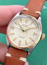 Thumbnail von Rolex Oyster Perpetual Serviced Oyster Perpetual Rare Honeycomb Dial 34mm Vintage 6284 6284