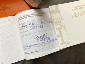 Thumbnail von Hermès Heure H HH1.510 Box Papers Full Set Steel Tank HH1.510
