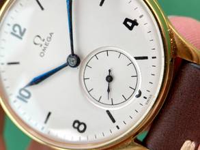 Thumbnail von Omega Classic Serviced Oversize Jumbo 36.5mm Vintage Solid Gold 18ct