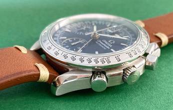 Thumbnail von Omega Speedmaster Vintage Triple Date Automatik Automatic Blue Dial 3750044