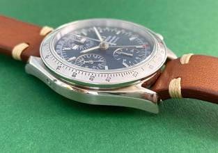 Thumbnail von Omega Speedmaster Vintage Triple Date Automatik Automatic Blue Dial 3750044
