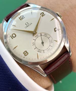  Omega Classic Vintage Oversize Jumbo 38mm 2505 Steel 2505 