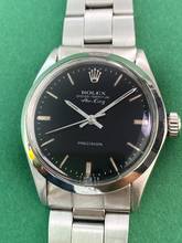 Thumbnail von Rolex Air King Serviced Air King 34mm Vintage Unrestored Black GILT Dial Ref 5500 5500