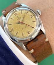  Tudor Beautiful Vintage Aqua Explorer Dial ref 1002 Tropical Dial 1002 