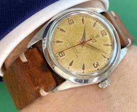 Thumbnail von Tudor Beautiful Vintage Aqua Explorer Dial ref 1002 Tropical Dial 1002