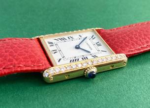 Thumbnail von Cartier Tank Louis Cartier ref 88105 Solid 18ct Gold Quarz Quartz 88105