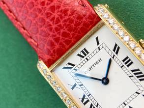 Thumbnail von Cartier Tank Louis Cartier ref 88105 Solid 18ct Gold Quarz Quartz 88105
