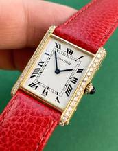 Thumbnail von Cartier Tank Louis Cartier ref 88105 Solid 18ct Gold Quarz Quartz 88105