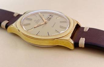 Thumbnail von Omega Genève Serviced Geneve Day Date 36mm Vintage Automatic Automatik Structured Dial 1660169 1660169