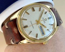 Thumbnail von Omega Seamaster Serviced Seamaster 36mm Vintage Automatic Automatik Day Date 166032 168023