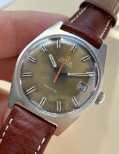 Thumbnail von Omega Genève Vintage Automatic Automatik Blue Dial Orange Hand 166041 166041
