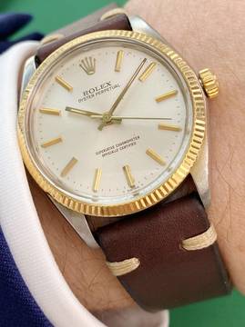  Rolex Oyster Perpetual Serviced Oyster Perpetual 34mm No Date Vintage 1005 1005 