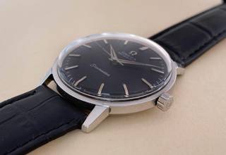Thumbnail von Omega Seamaster Serviced Seamaster Vintage Automatic Automatik Black Restored Dial 165001 165001