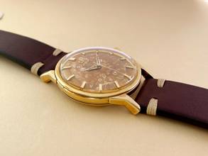 Thumbnail von Omega Constellation Serviced Constellation 14ct Solid Gold Pie Pan Automatic Tropical 167005 167005