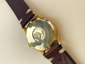 Thumbnail von Omega Constellation Serviced Constellation 14ct Solid Gold Pie Pan Automatic Tropical 167005 167005