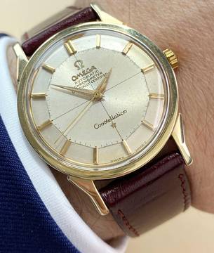 Omega Constellation Pie Pan Vintage Automatic Automatik Cross Hair Dial 167005 167005