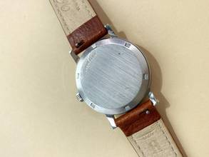 Thumbnail von Omega Genève Vintage Blue Dial Beautiful Tritium Toffee Lume 135070