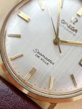 Thumbnail von Omega Seamaster DeVille Serviced Seamaster De Ville Vintage Automatic Automatik Solid Gold 14ct Linen Dial