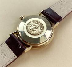Thumbnail von Omega Seamaster DeVille Serviced Seamaster De Ville Vintage Automatic Automatik Solid Gold 14ct Linen Dial
