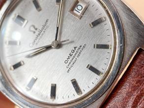 Thumbnail von Omega Constellation Vintage Automatic Automatik Structured Dial Tank Case 168042 166056