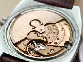 Thumbnail von Omega Constellation Vintage Automatic Automatik Structured Dial Tank Case 168042 166056
