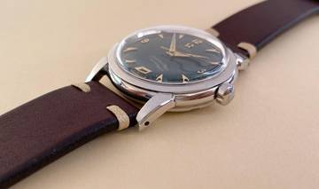 Thumbnail von Omega Seamaster Serviced Seamaster Calendar Vintage Automatic Automatik Custom Green Dial 2627 2627