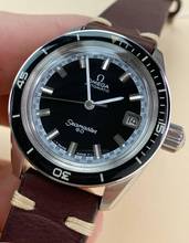 Thumbnail von Omega Seamaster Serviced Seamaster 60 Vintage Automatic Automatik Diver Big Crown 37mm 166062 166062