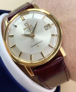 Omega Constellation Solid Gold 14ct Constellation Pie Pan Vintage Automatic Automatik 168010 168010