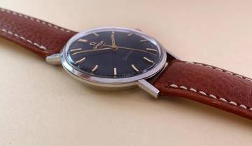 Thumbnail von Omega Seamaster DeVille Pre De Ville Vintage Automatic Automatik Black Restored Dial