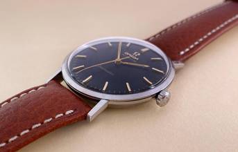 Thumbnail von Omega Seamaster DeVille Pre De Ville Vintage Automatic Automatik Black Restored Dial