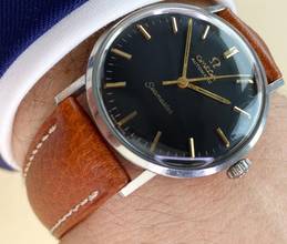 Thumbnail von Omega Seamaster DeVille Pre De Ville Vintage Automatic Automatik Black Restored Dial