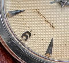 Thumbnail von Omega Seamaster Aqua Terra Serviced Seamaster Vintage Automatic Automatik Waffle Dial Honeycomb 2577 2577