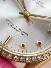 Thumbnail von Rolex Oyster Perpetual Solid Gold ref 6548 30mm Vintage Lady Damen Hexagonal Indices 6548
